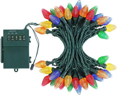 outdoor battery operated christmas lights target